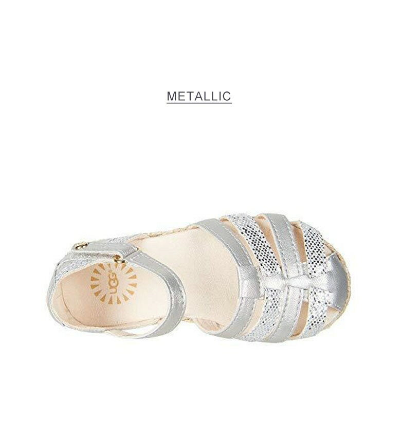 【送料無料】UGG T MATILDE SPARKLES 1092453T サンダル キッズ レディース フラット シルバー