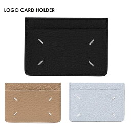 メゾンマルジェラ パスケース メンズ MAISON MARGIELA メゾンマルジェラ LOGO CARD HOLDER SA1VX0005 P4455 カードケース 定期入れ パスケース 名刺入れ レザー コンパクト メンズ レディース ギフト プレゼント シンプル