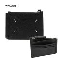 メゾン マルジェラ マネークリップ MAISON MARGIELA メゾンマルジェラ 財布 二つ折り WALLET マネークリップ SA1UI0004P4806T8013 メンズ BLACK ブラック シンプル レザー マルジェラ フォーステッチ ブランド おしゃれ ギフト プレゼント