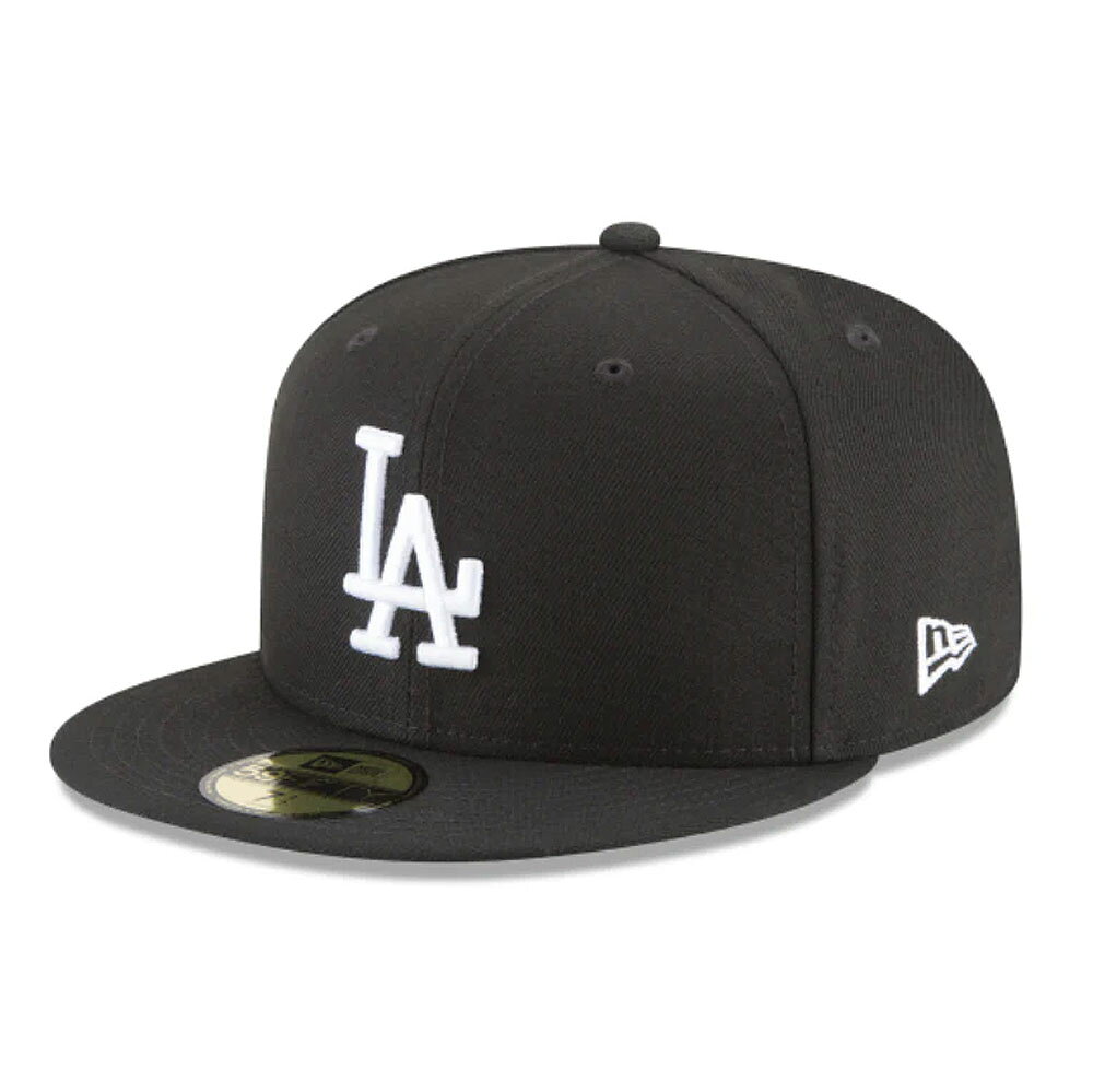 Rakuten - NEW ERA ニューエラ 11591149 MLB BASIC 5950 LOSDOD BLKWHI 59FIFTY ロサンゼルスドジャース ブラック ホワイト ベースボール キャップ 父の日 【並行輸入品】