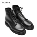  PARABOOT パラブーツ IMBATTABLE 745801 インバータブル ブーツ 靴 レザー メンズ レディース ブランド 革 おしゃれ 本革 黒 ブラック フォーマル 高級