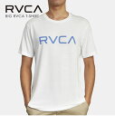 【SALE セール】RVCA BIG RVCA T-SHIRT M420VRBI Tシャツ ロゴアウトレット 送料無料