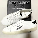 SAINT LAURENT サンローラン COURT CLASSIC SL/06 23cm〜28cm スニーカー ローカット メンズ レディース イタリア ブラ...