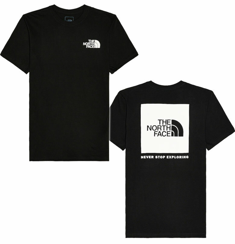 THE NORTH FACE ノースフェイス Tシャツ 半袖 メンズ レディース ハーフドーム ボックス ロゴ S/S BOX NSE TEE NF0A4763 ブラック ホワイト 定番 人気 ギフト プレゼント