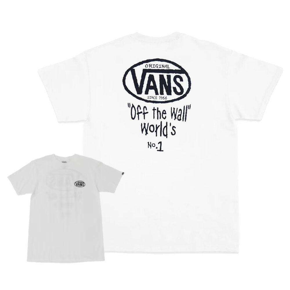 Rakuten - VANS バンズ SKETCH DROP V SS Tシャツ 半袖 VN0A7PLHWHT ベーシック コットン インナー 定番 父の日 【並行輸入品】