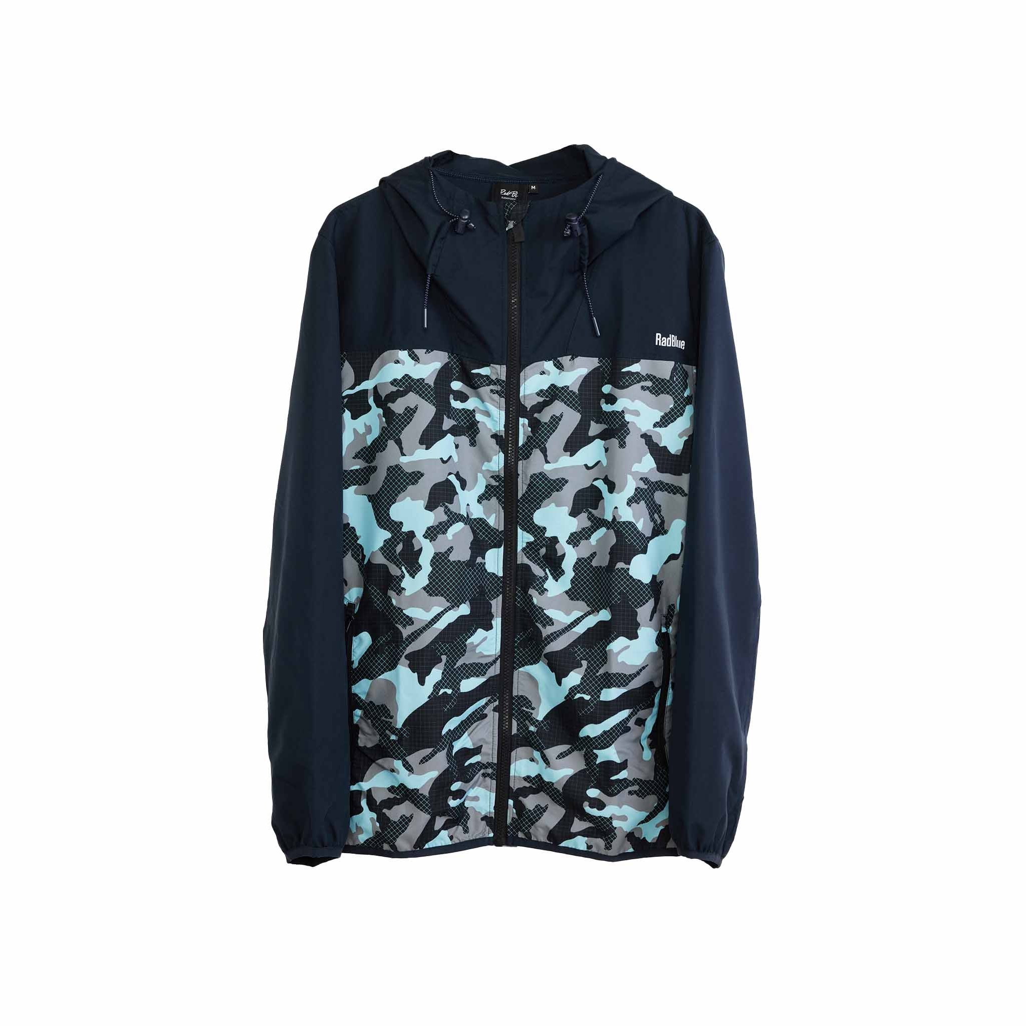 RadBlue マウンテンパーカー 長袖 メンズ 撥水 ドローコード MESHCAMO アウター ジ...