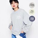【LINE追加で500円OFF】spiritoso Tooプリントビッグスウェット レディース カジュアル オーバーサイズ Y2K スエット ダンス ストリート...