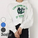 【LINE追加で500円OFF】spiritoso スピリトーゾ カレッジクロップドパーカー クロップド丈 長袖 プリント ロゴ トレーナー トップス ストリート ストリート系 スウェット ミニ丈 フーディー ショート丈トップス カレッジ 韓国 韓国ファッション パーカー フーディー