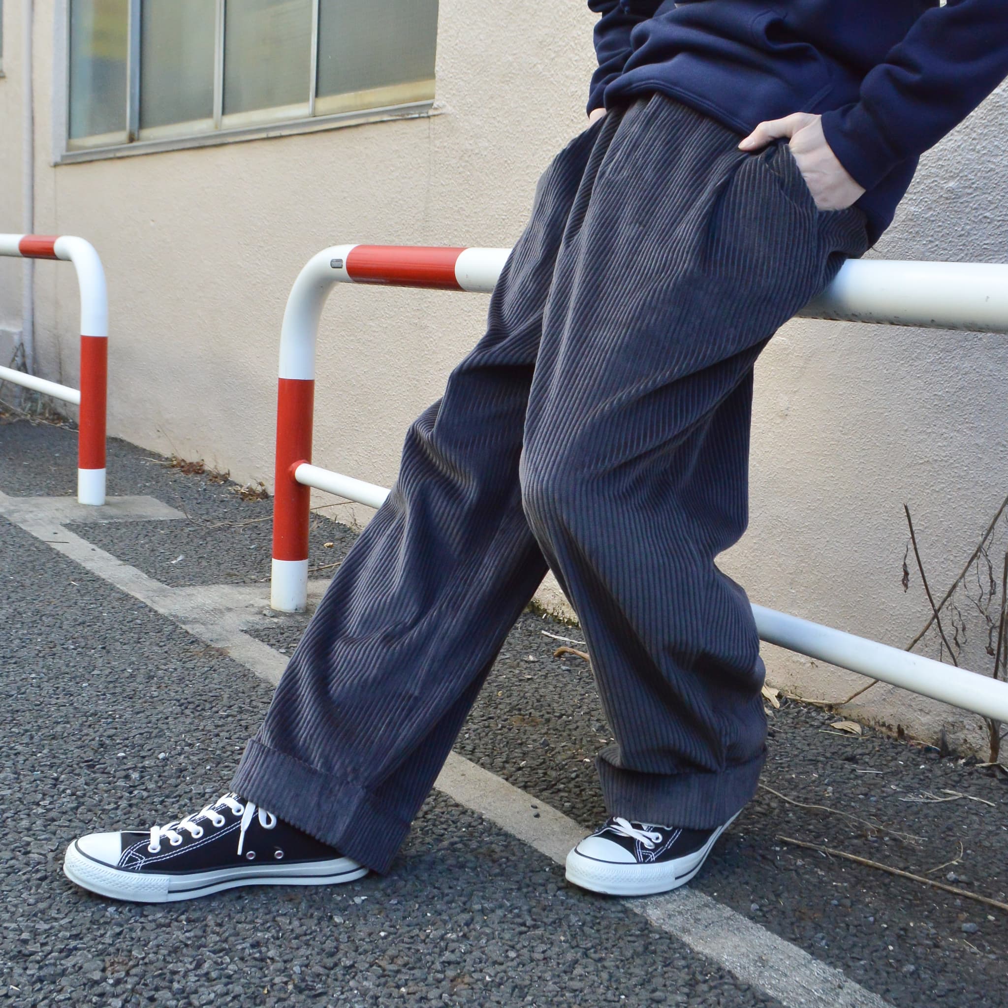 【LINE追加で500円OFF】spiritoso コーデュロイパンツ パンツ コーデュロイ コーデュロイパンツ ワイドパンツ ワイド 秋冬 ウエストゴム