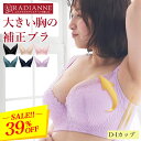 ＼39%OFF・29(月)23:59迄／補正ブラ 大きい胸 グラマー コネクトバストブラ ドラマティックレース 大きいサイズ ナイトブラ 猫背 肩こり Dカップ Eカップ Fカップ Gカップ Hカップ Iカップ 垂れ防止 脇肉 背肉 脇高 全6色 全21サイズ ラディアンヌ