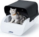 Radiara 猫 トイレ 猫トイレ 自動 自動ネコトイレ 内蔵バッテリー付き 飛散防止 自動清掃 組立しやすい 超大型空間