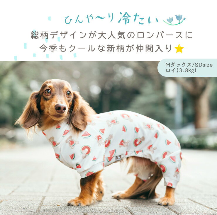 【まとめ買い対象】【1490円均一】犬 小型犬 可愛い つなぎ 袖あり デニム 犬服 春 夏 ウェア 犬の服 接触冷感 防虫 虫よけ 抗菌防臭 服 交換OK/返品不可 メール便可クールロンパース radica-10022474 犬の服 RADICA(ラディカ) サンプル画像2
