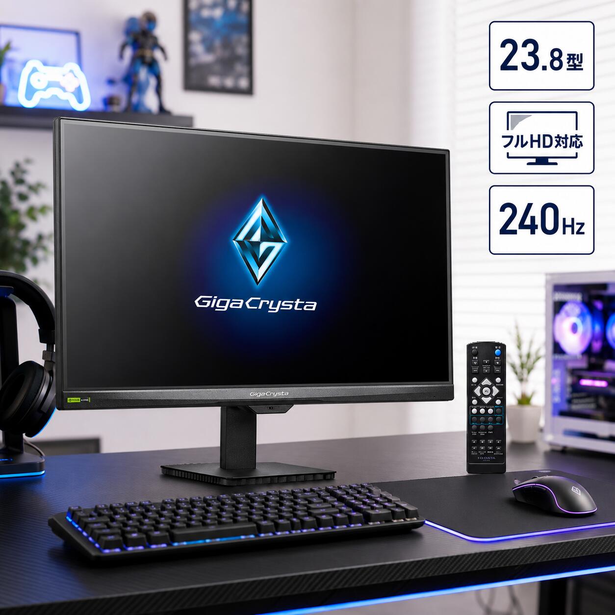 アイ・オー・データ ゲーミング液晶ディスプレイ 23.8型/LCD-GD243UDW