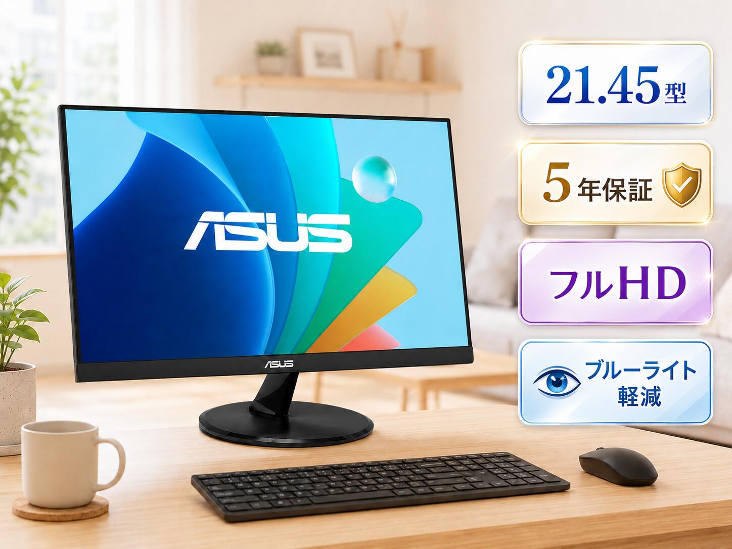 楽天市場】ASUS VP229HFY VP229HFYの通販