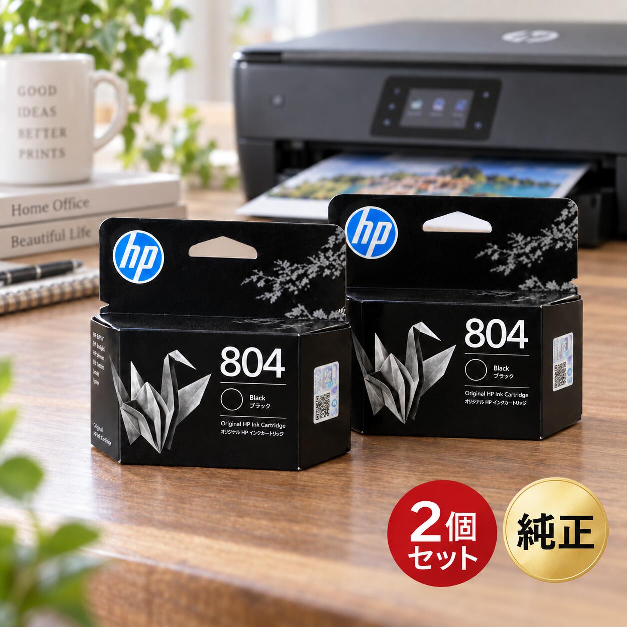 楽天市場】日本hp hp 804xl インクカートリッジ 黒(増量) t6n12aaの通販