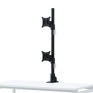 サンワサプライ CR-LA1503BK 水平多関節液晶モニタアーム(上下2面)