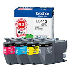 Rakuten - ブラザー工業 LC412-4PK 【ブラザー純正】インクカートリッジ 4色パック 対応型番：MFC-J7300CDW、MFC-J7100CDW他