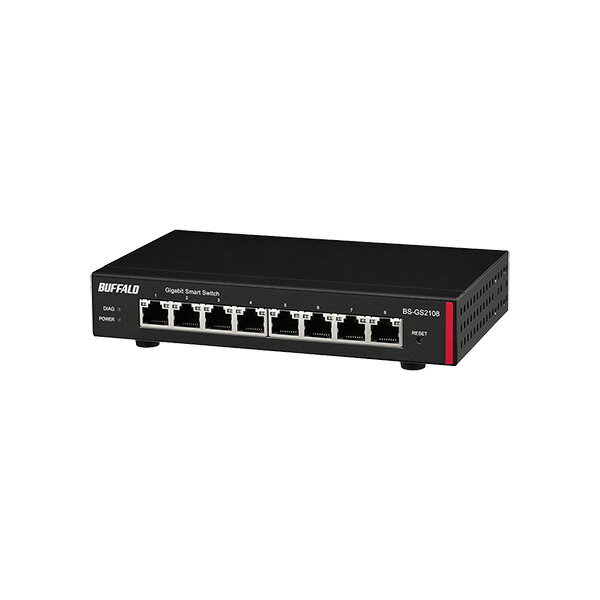 樂天商城 - バッファロー BS-GS2108 法人向け レイヤー2 Giga スマートスイッチ