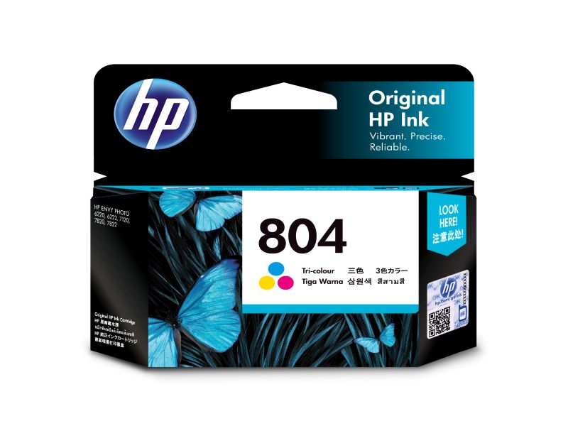 Rakuten - 【純正品】HP 804 インクカートリッジ カラー T6N09AA
