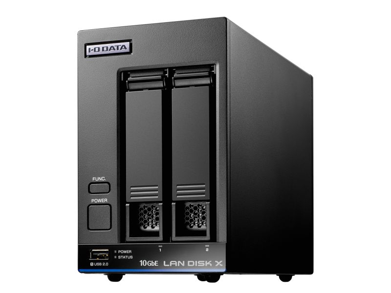 Rakuten - アイ・オー・データ機器 10GbE＆マルチギガビット Linux 法人向け 2ドライブNAS 16TB （5年保証・データ復旧） HDL2-XA16B
