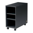 サンワサプライ 収納ボックス(W300×D600×H600mm・ブラック) CP-050BK