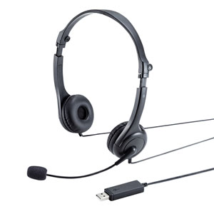 Rakuten - サンワサプライ USBヘッドセット MM-HSU18BK