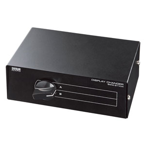 サンワサプライ ディスプレイ切替器（ミニD-sub（HD）15pin用・2回路） SWW-21VLN