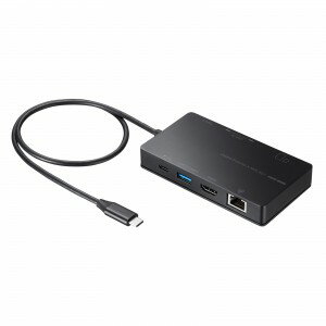 Rakuten - サンワサプライ USB Type-C ドッキングステーション USB-DKM3BK