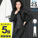 【マラソン限定!エントリーP5倍】【限定感謝価格】ロングジョン&タッパー セット レディース 2.5mm ウェットスーツ FELLOW サーフィン スキン ラバ...