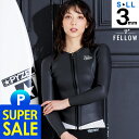 【クーポン配布中】【限定感謝価格】FELLOW ウェットスーツ レディース 3mm タッパー スキン ラバー クラシック スキンタッパー フロントジップ ウエットスーツ 日本規格 サーフィン SUP ヨット ダイビング マリンスポーツ 22F-TP23