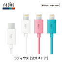 【ポイント10倍】ラディウス AL-LCC11 USB PD対応 Type-C to Lightning 充電ケーブル 1m radius Power Delivery 急速充電 iPhone 12/12 mini/12 Pro/11/11 Pro/X/XS ライトニング TypeC USB-C …