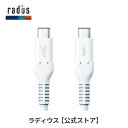 【ポイント10倍】ラディウス RK-CCC10 USB Type-C 充電ケーブル radius スマホ iPad タブレット Android 充電用 USB3.1 GEN2 CtoCケーブル TypeC USB-C プレゼント ギフト