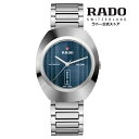 【ラドー 公式】 腕時計 RADO Diastar original ダイヤスター オリジナル 自動巻 38.0mm ブルー 文字盤 セラモス ステンレススチール ブレスレット 100m 防水 メンズ腕時計 高級腕時計 機械式 日付 曜日 カレンダー 表示30代 40代 ビジネス ブランド