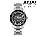 yh[ z rv RADO Captain Cook Automatic Lve NbN I[g}eBbN  42mm ubN  XeXX`[ uXbg 300m hY rv @B _Co[  uh y 3j t\