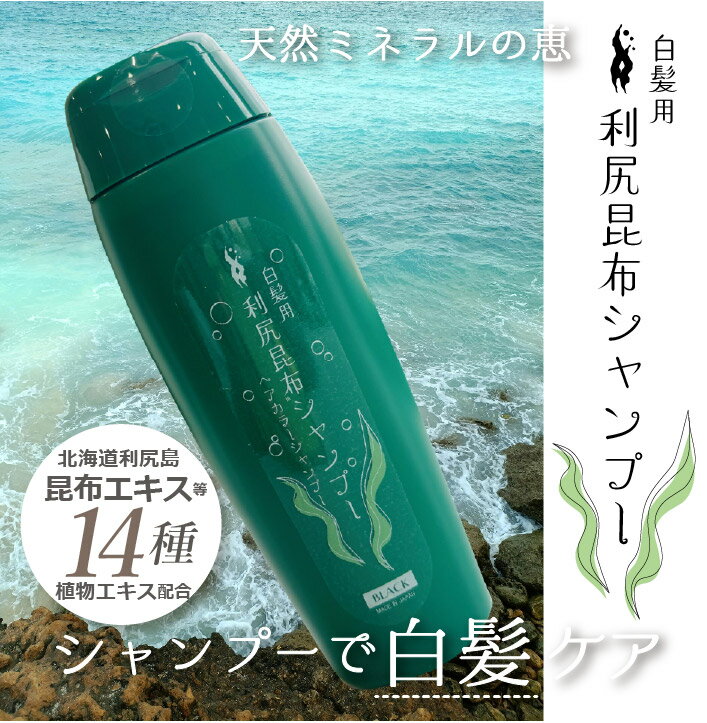 利尻カラーシャンプーB ブラック　500 mL 楽天市場】利尻カラーシャンプー (ブラック) 500mlの通販