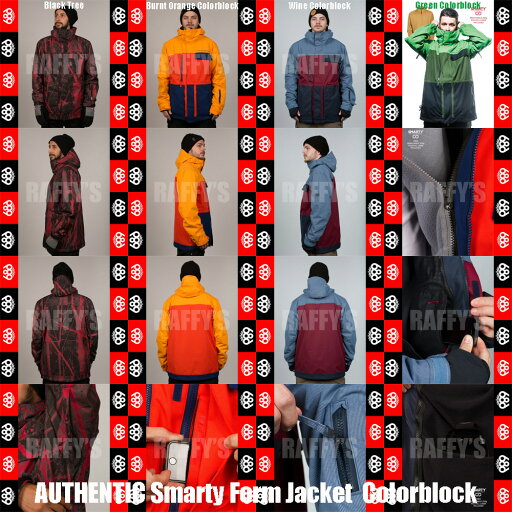 15-16 686 シックスエイトシックス スノーボード メンズ ウェア AUTHENTIC Smarty Form Jacket colorblock ジャケット/686/15-16/ウエア/2016 15-16 686 シックスエイトシックス スノーボード メンズ ウェア AUTHENTIC Smarty Form Jacket colorblock ジャケット/686/15-16/ウエア/2016