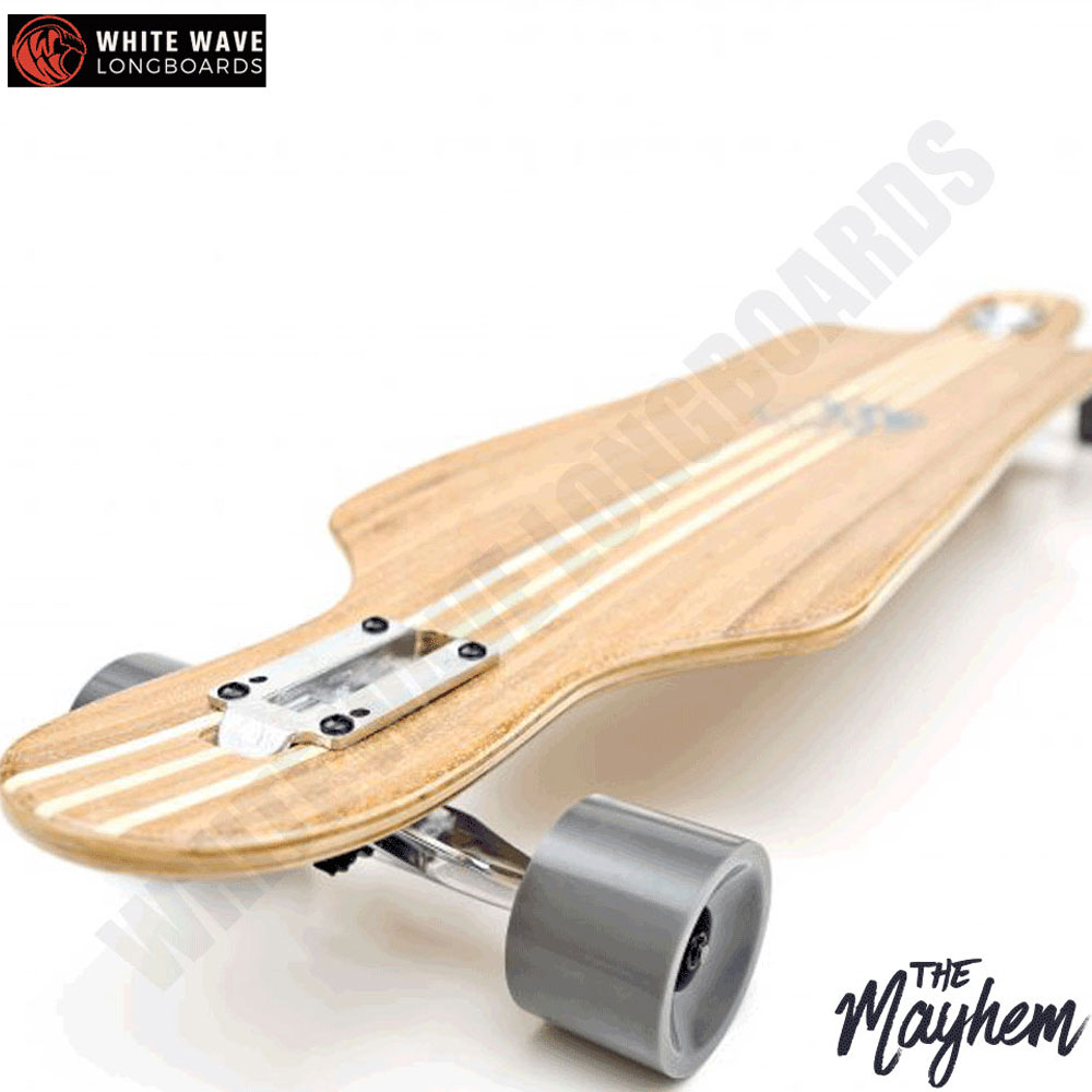 在庫一掃 セール！ 【ロング スケートボード】WHITE WAVE LONGBOARDS ホワイト ウェーブ ロングボード The Mayhem 41インチ ロンスケ コンプリート