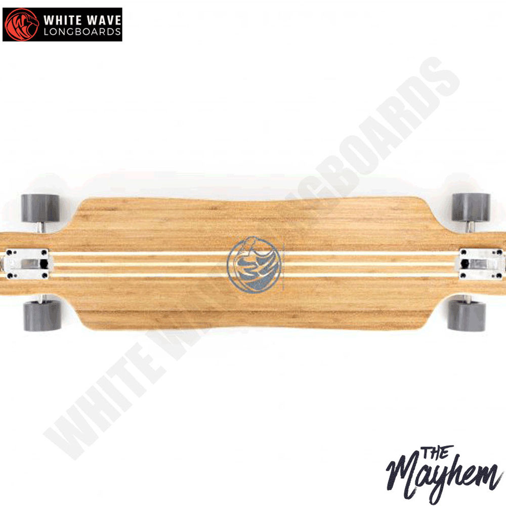 �ڥ��� �������ȥܡ��ɡ�WHITE WAVE LONGBOARDS �ۥ磻�� �������� ���󥰥ܡ��� The Mayhem 41����� ���󥹥� ����ץ꡼��