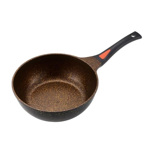 フライパン マーブルコート IH対応 24cm 深型 マーブル加工 7層コーティング 調理用品 調理器具 アイメディア aimedia 送料無料