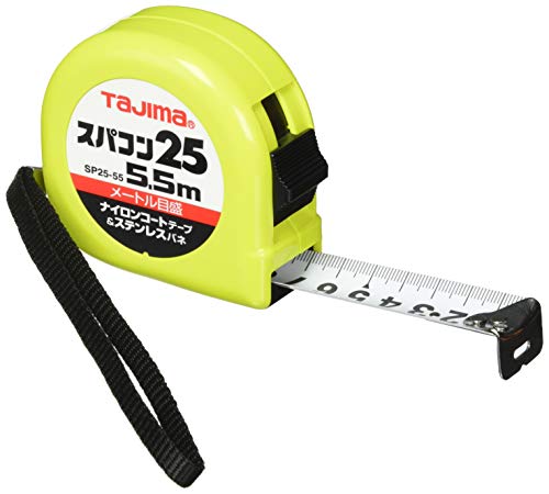 タジマ(Tajima) コンベックス ナイロンコートテープ5.5m×25mm スパコン25 SP2555BL 送料無料