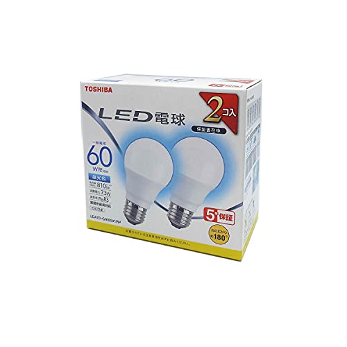 ���(TOSHIBA) LED�ŵ� 60W���� ���۸� ����� E26���� 2P ̩�Ĵ���б� LDA7D-G/K60V1RP ����̵��