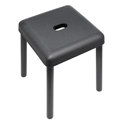 レック DENIM 風呂いす 高さ 35cm アルミ脚 (グレー) 防カビ・抗菌剤配合 日本製 B00429 送料無料