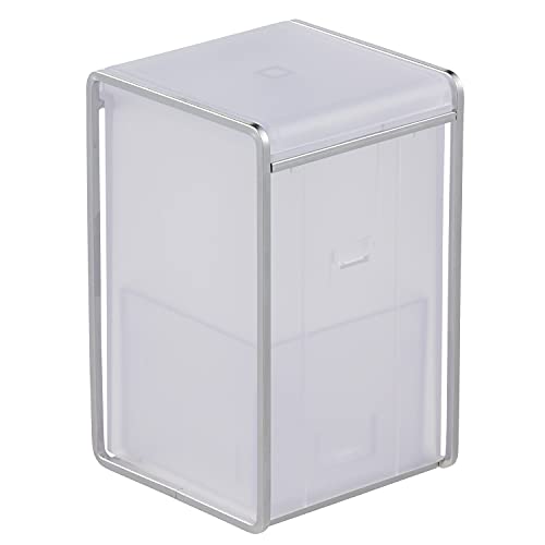 SORO:U ステンレス 引き出す フロスケース (抗菌トレー) 歯間ブラシ、綿棒などの収納にも 送料無料