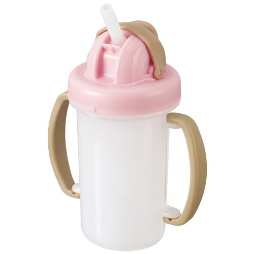 レック コンパクト ストローマグ 150mL (ピンク) スライドカバー ・ ハンドル 付き 送料無料