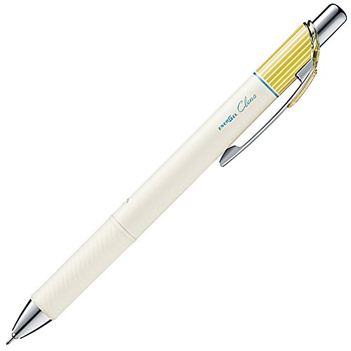 Rakuten - ぺんてる ボールペン ゲルインキ エナージェル クレナ 0.5mm ミモザイエロー軸 BLN75LG-A 黒 10本 送料無料