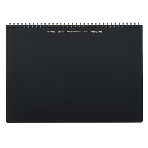 Other - コクヨ ソフトリング ノート ビジネス 70枚 A4 無地 黒 ス-SV427W-D 送料無料