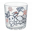金正陶器(Kaneshotouki) 「 ポケットモンスター 」 イーブイ ガラス コップ タンブラー 8cm 切り絵タッチ 14016 送料無料