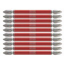 ベッセル(VESSEL) 40V対応 両頭プラス 剛彩ビット +2×110 10本組 GS10P2110F 送料無料