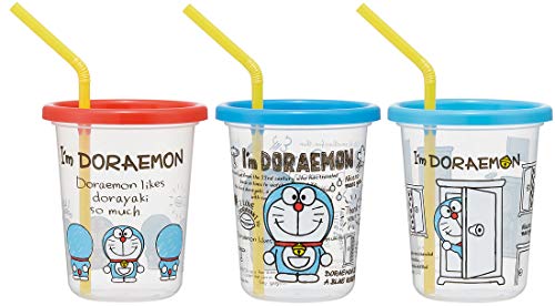 スケーター (skater) ストロー付き タンブラー 3個 ドラえもん I'm Doraemon 日本製 320ml SIH3ST 送料無料