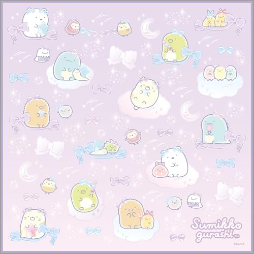 サンエックス(San-X) すみっコぐらし ランチナフキン パープル CH44403 H430×W430m...